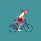 Cyclist GIF