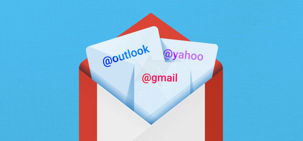 Gmail outlook and yahoo
