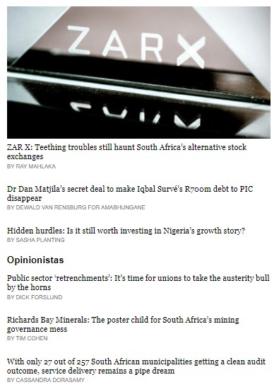 TouchBasePro Daily Maverick Example